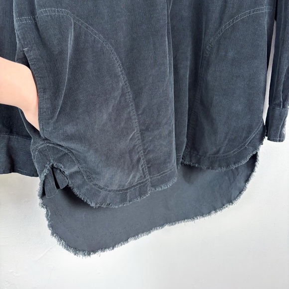 OFFLINE by Aerie Corduroy Oversized Quarter Zip Shacket Sz S - Picture 7 of 10